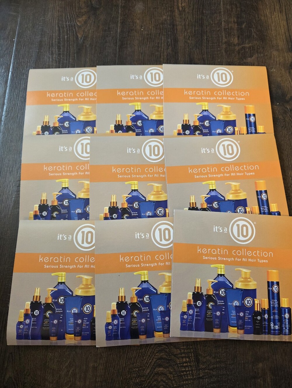 It's a 10 Keratin Collection Shampoo - Blue and Orange Packaging